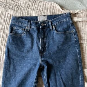 Everlane the original cheeky jeans classic blue 28.5 seam